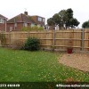 Close board fence with concrete posts and gravel boards Worthing